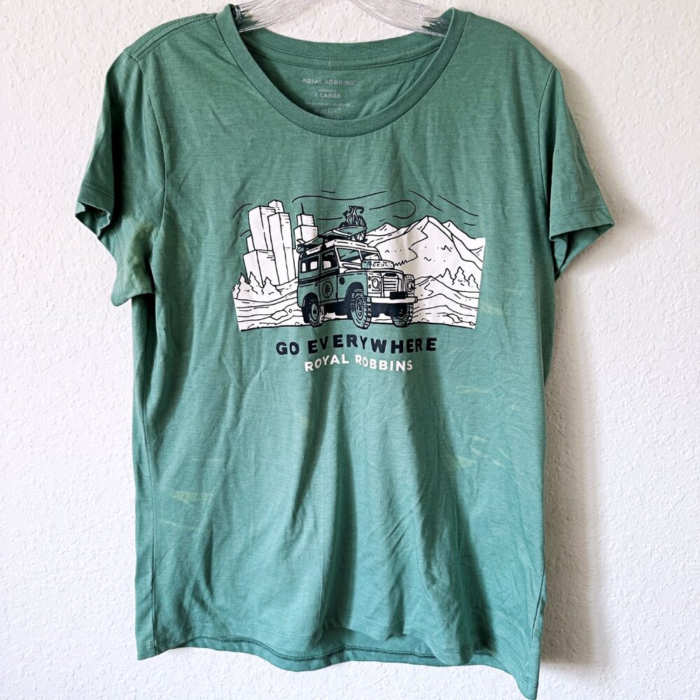 Royal Robbins GO EVERYWHERE Graphic Fitted Women's T-Shirt L